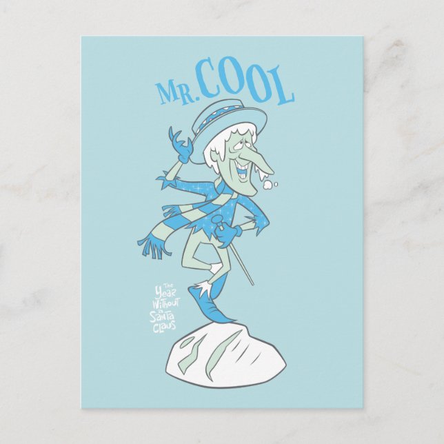 Carte Postale L'ANNÉE SANS SANTA CLAUS™ | Monsieur le Cool (Devant)
