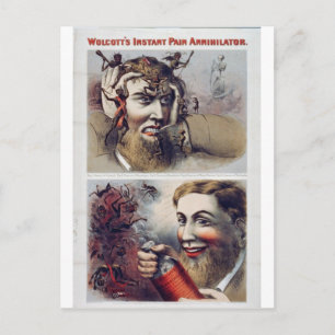 Carte Postale L'annihilateur immédiat de douleur de Wolcott