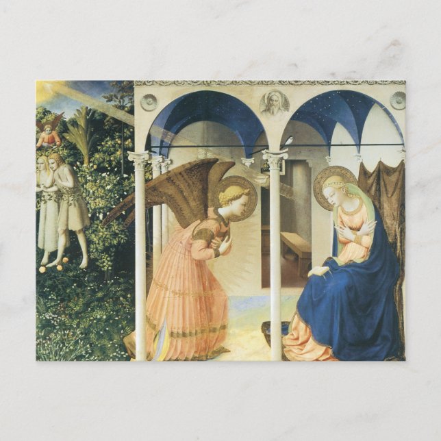 Carte Postale L'Annonciation de Fra Angelico (Devant)