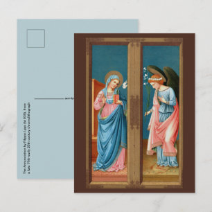 Carte Postale L'Annonciation par F. Lippi (M 038)