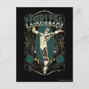 Carte Postale Lanterne verte - affiche "courageuse"