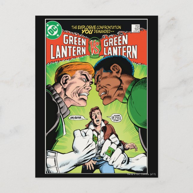Carte Postale Lanterne verte contre Lanterne verte (Devant)