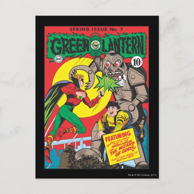 Carte Postale Lanterne verte contre l'Assistant des Odds (Devant)