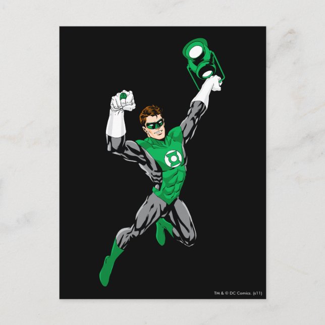 Carte Postale Lanterne Verte - Entièrement Rendu, avec lanterne (Devant)