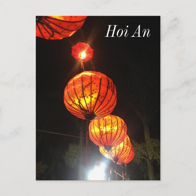 Carte Postale Lanternes à Hoi An (Devant)
