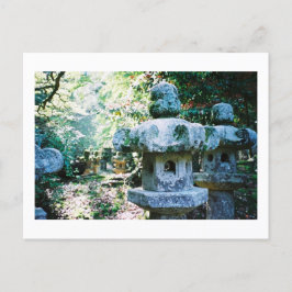 Carte Postale Lanternes en pierre : Temple Gesshoji, Matsue, Jap