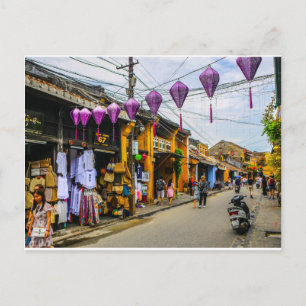 Carte Postale Lanternes violettes à Hoi An
