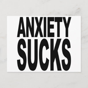Carte Postale L'anxiété craint