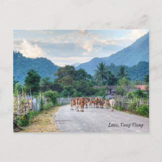 Carte Postale Laos, Vang Vieng