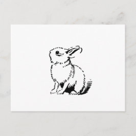 Carte Postale lapin