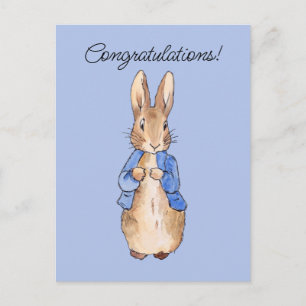 Carte Postale Lapin classique félicitations