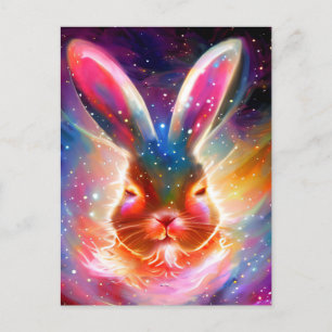 Carte Postale Lapin cosmique
