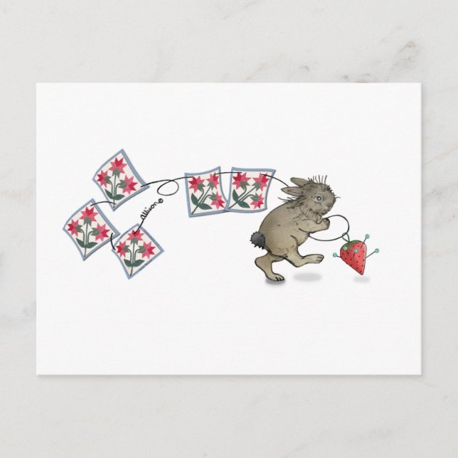 Carte Postale Lapin de courbure (Devant)