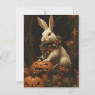 Carte Postale Lapin d'Halloween