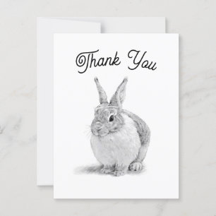 Carte Postale Lapin Merci