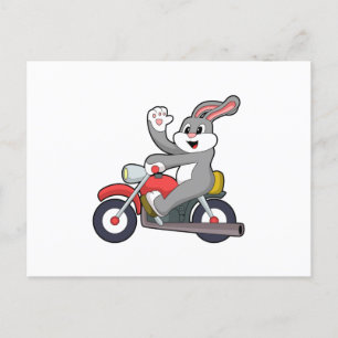 Carte Postale Lapin motard avec moto.PNG