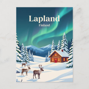 Carte Postale Laponie Finlande