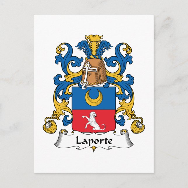 Carte Postale Laporte Famille Crest (Devant)