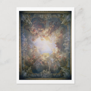 Carte Postale L'apothéose de Hercule, du plafond du Th
