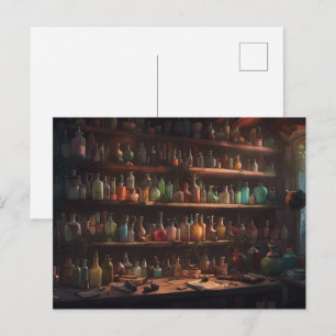 Carte Postale L'Apothicaire des Sorciers   Art numérique