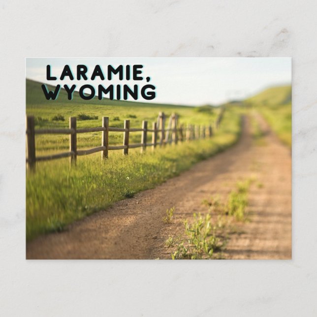 Carte postale Laramie Wyoming (Devant)