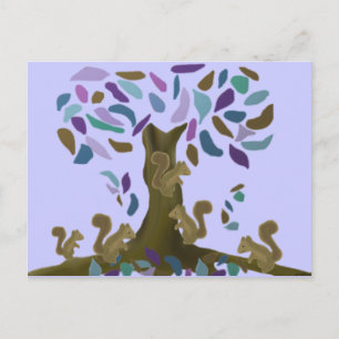 Carte Postale L'arbre de l'écureuil