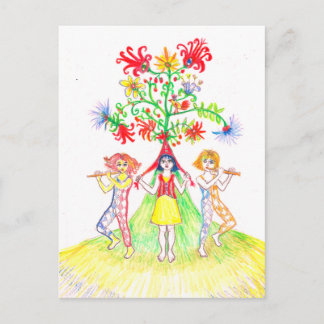 Carte Postale L'Arbre Fantaisiste