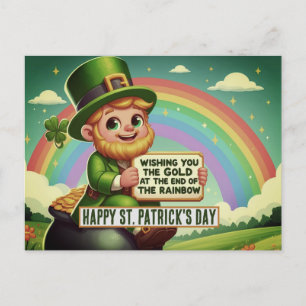 Carte Postale l'arc-en-ciel ce jour de St. Paddy's