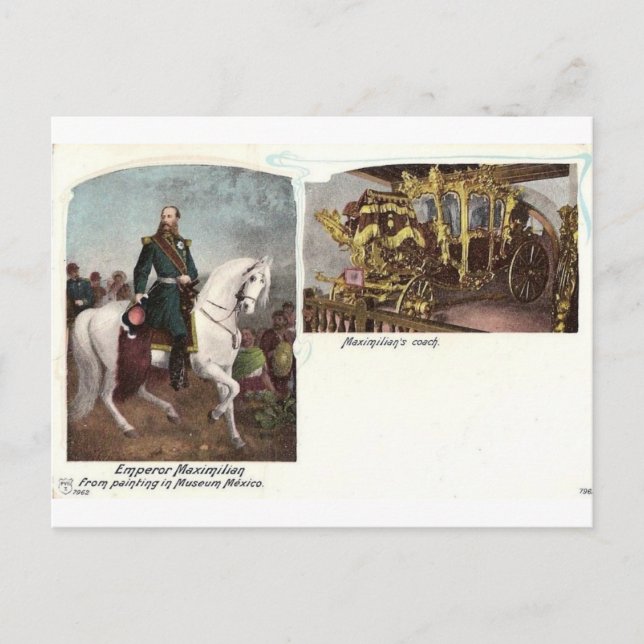 Carte Postale L'archiduc Maximilien d'Autriche à cheval #014M (Devant)