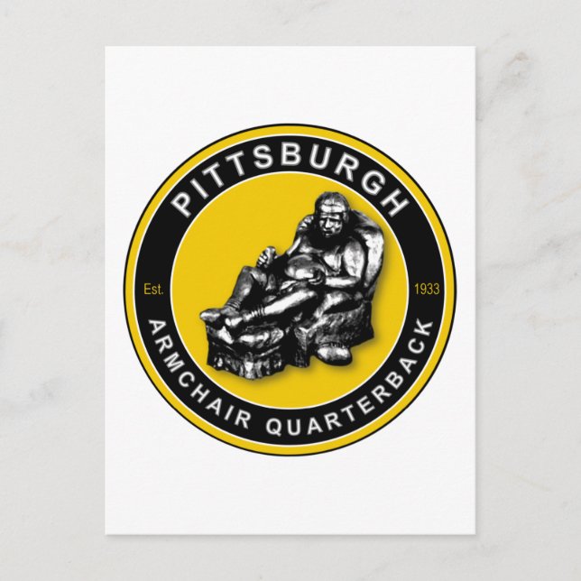 Carte Postale L'ARMCHAIR QB - Pittsburgh (Devant)