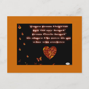 Carte Postale Larmes de ciel