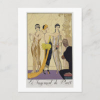L'arrêt de Paris, 1920-30 (tirage pochoir)