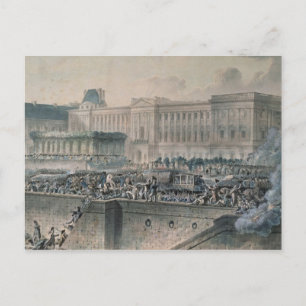 Carte Postale L'arrivée de Louis XVI devant le