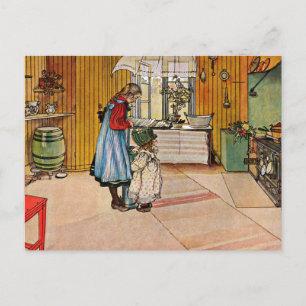 Carte Postale Larsson : La Cuisine
