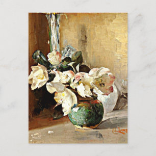 Carte Postale Larsson - Roses de Noel Coque-Mate