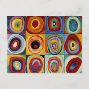Carte Postale L'art Abstrait de Kandinsky