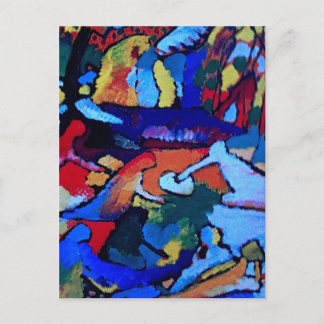 Carte Postale L'art Abstrait Kandinsky (Devant)