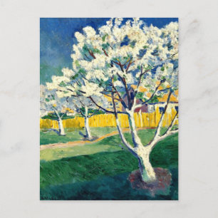 Carte Postale L'art de Kazimir Malevich : Arbre pomme en fleurs