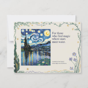Carte Postale L'art de la nuit étoilée de Van Gogh