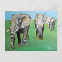 L'art de la peinture par les éléphants d'Afrique