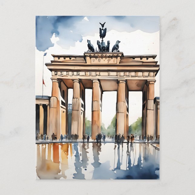 Carte Postale L'art de l'aquarelle à Berlin (Devant)
