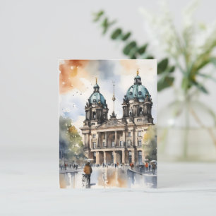 Carte Postale L'art de l'aquarelle à Berlin