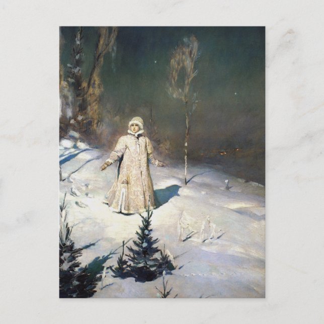 Carte Postale L'art de l'Imaginaire de la neige (Devant)