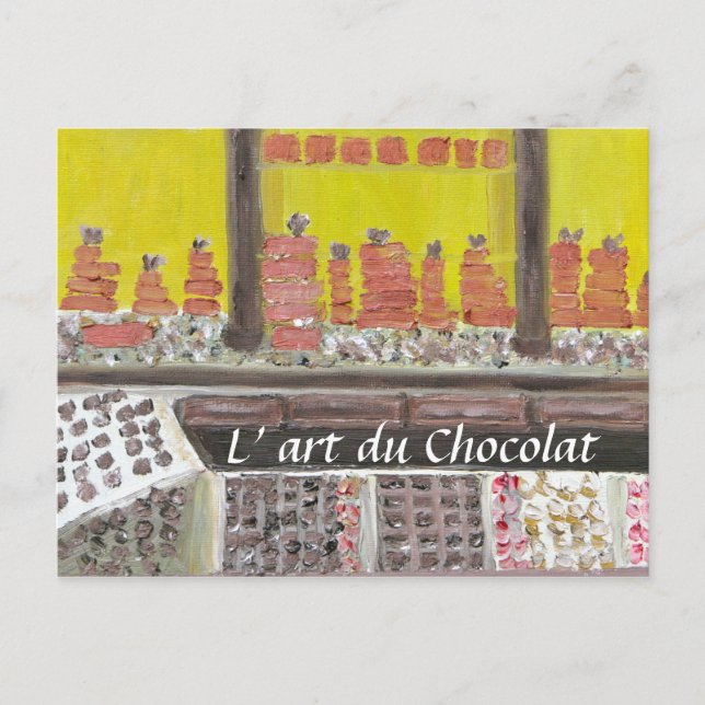 Carte Postale L'art du Chocolat (Devant)