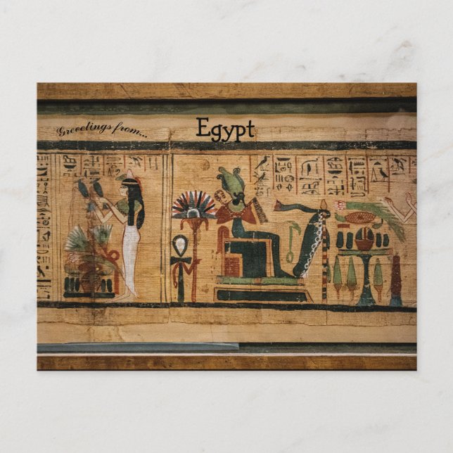 Carte Postale L'art hiéroglyphique en Egypte (Devant)