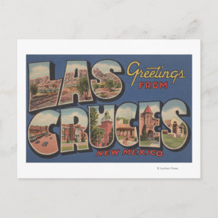 Carte Postale Las Cruces, Nouveau-Mexique - Scènes de grandes le