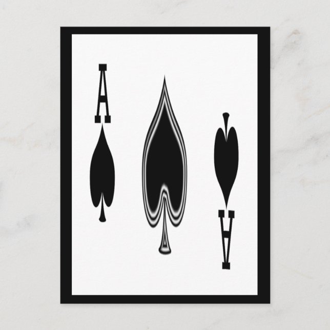 Carte Postale L'as des pique (Devant)