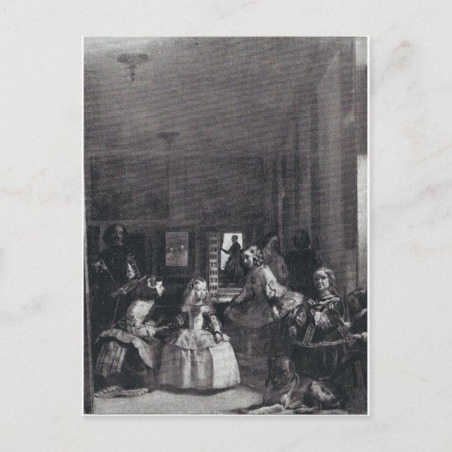 Carte Postale "Las Meninas." par Velazquez (Devant)