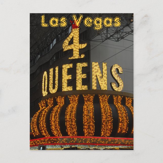 Carte Postale Las Vegas 4 Queens (Devant)