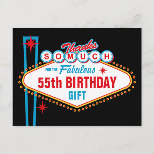 Carte Postale Las Vegas Custom Merci